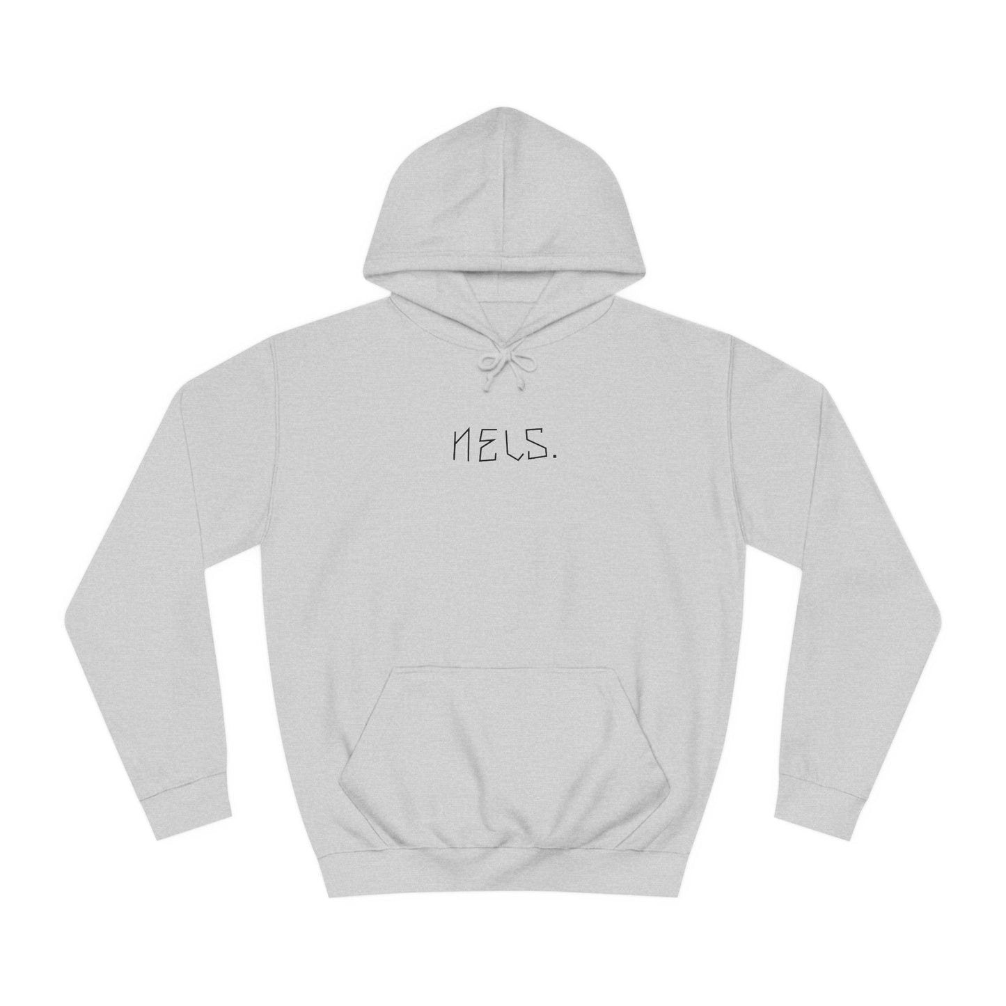 College Hoodie NELS. 'END OF THE WORLD' Front and Back - NELS.