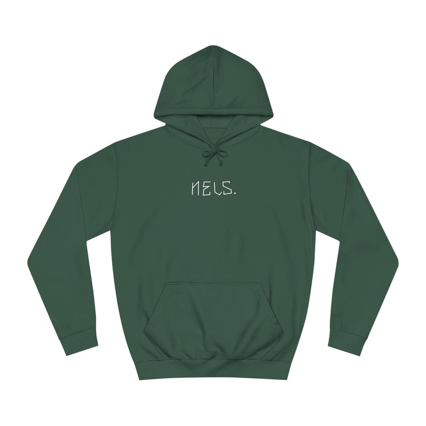 College Hoodie NELS. 'END OF THE WORLD' Front and Back - NELS.