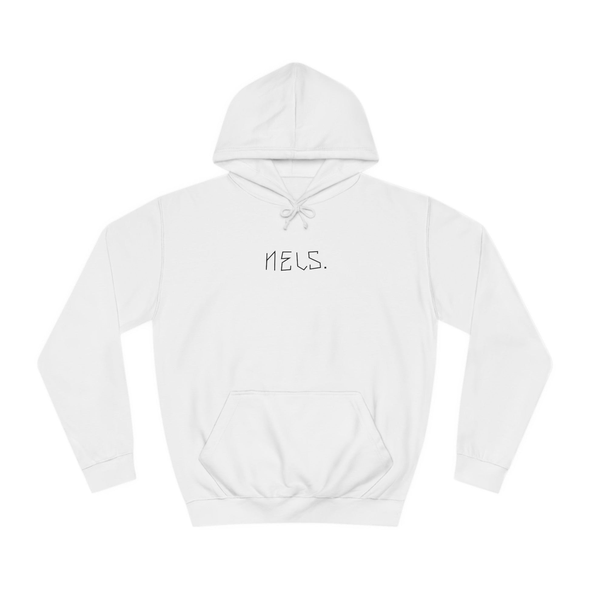 College Hoodie NELS. 'END OF THE WORLD' Front and Back - NELS.