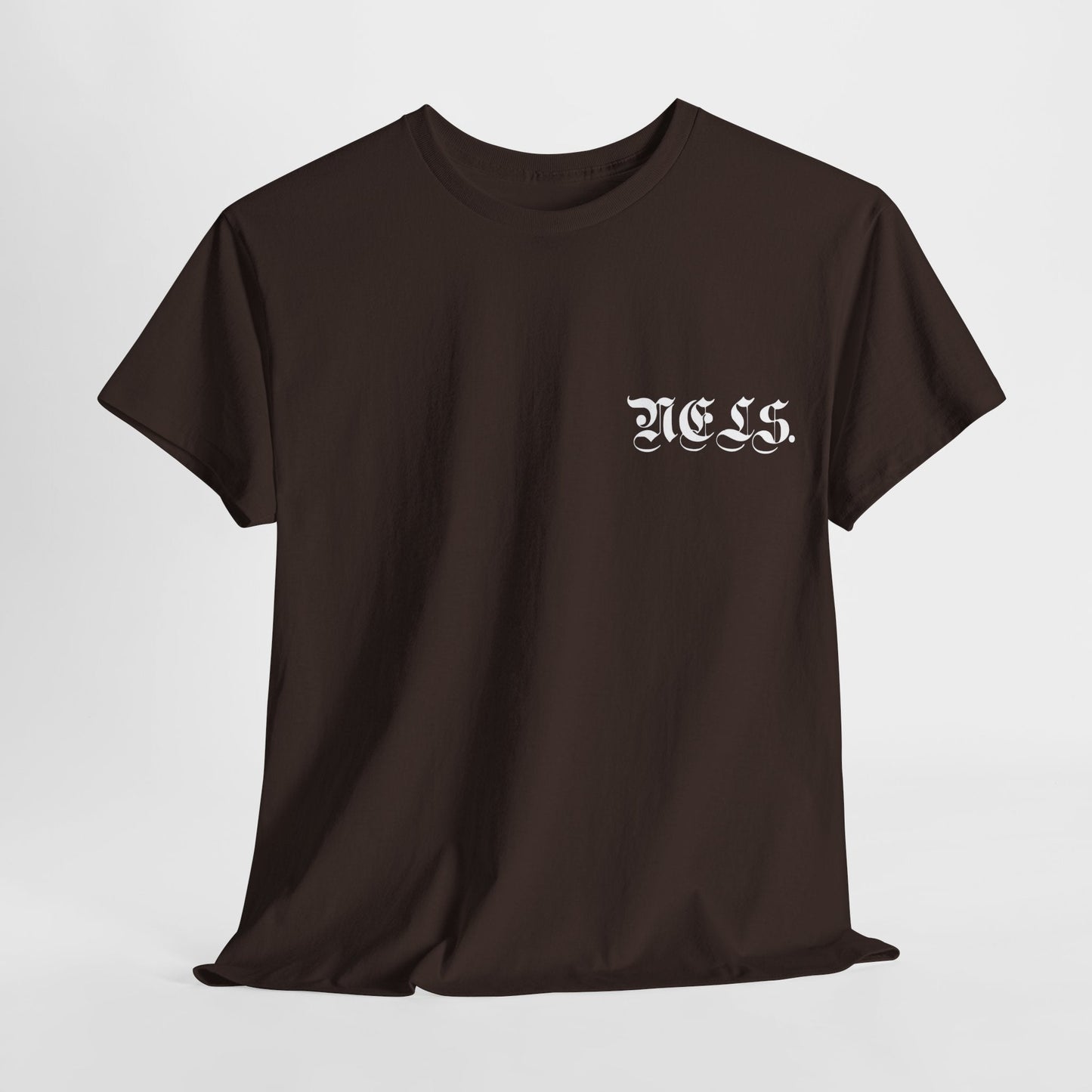 Tee NELS. Live Life In Full Bloom Front and Back - NELS.