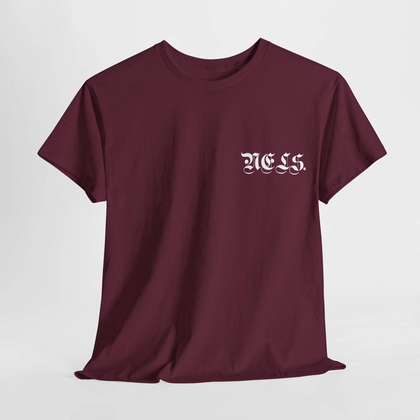 Tee NELS. Live Life In Full Bloom Front and Back - NELS.