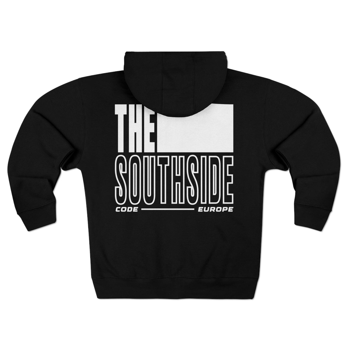 Zip Hoodie NELS. 'SOUTHSIDE' Front and Back - NELS.