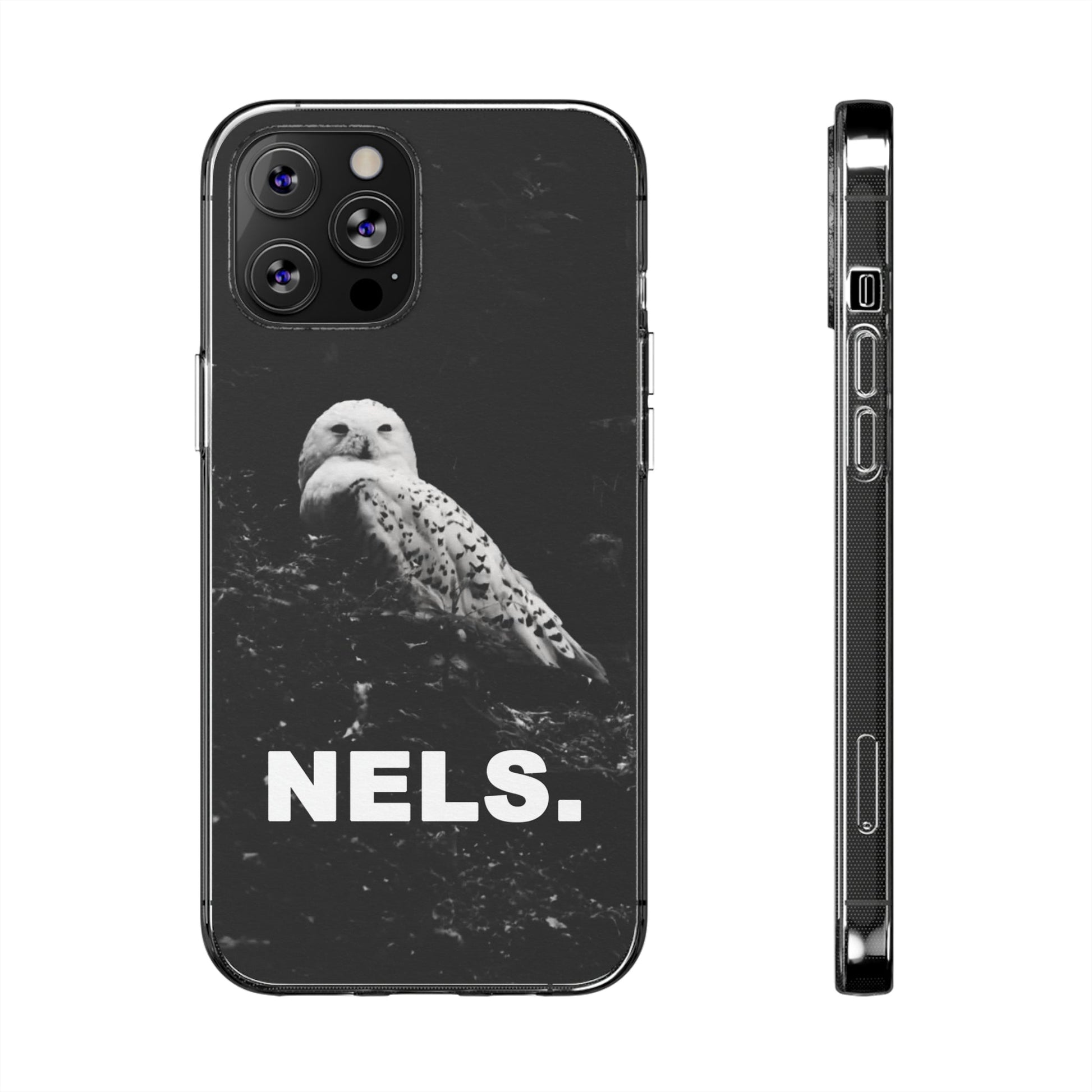 NELS. White Owl iPhone 13/12/11 Phone Case - NELS.