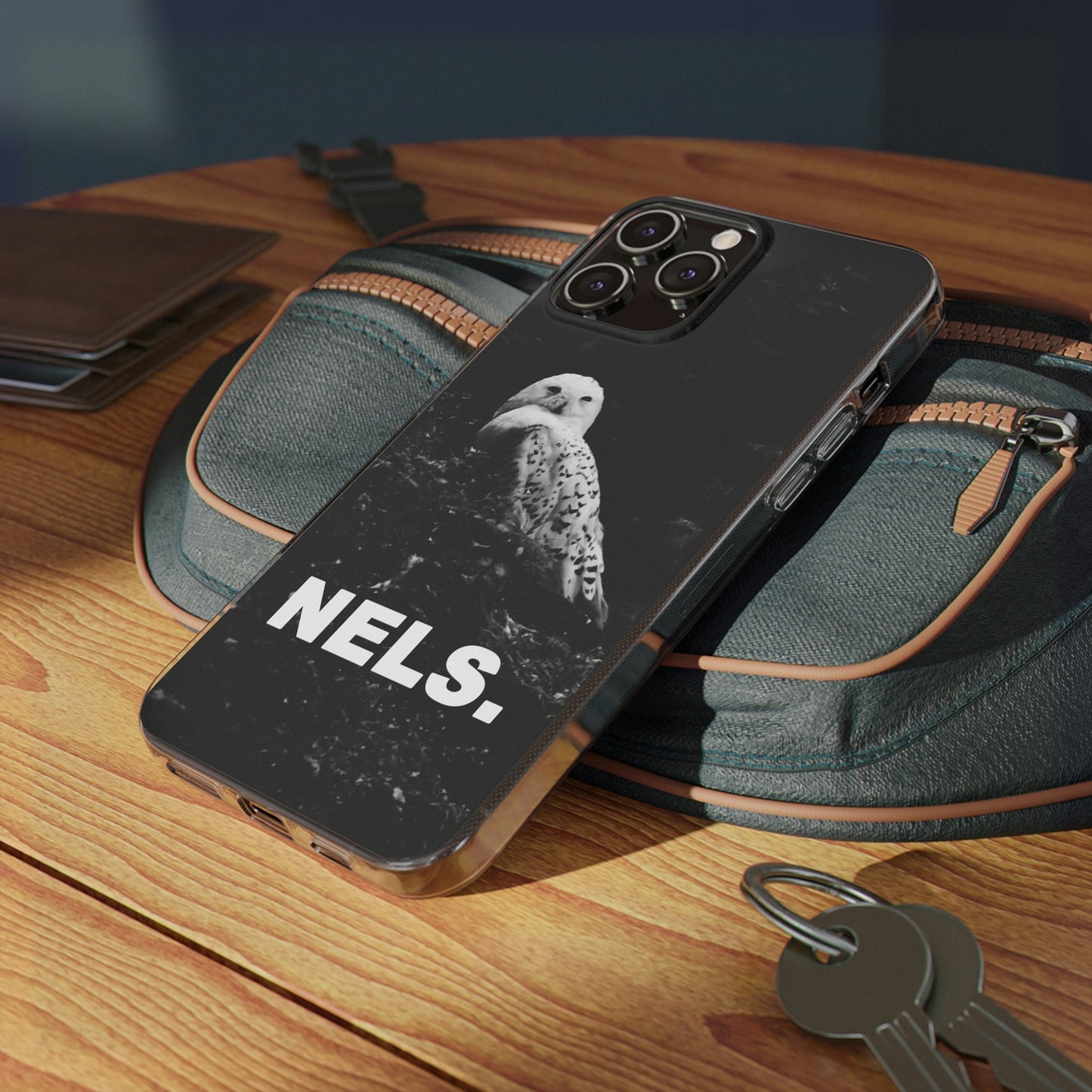 NELS. White Owl iPhone 13/12/11 Phone Case - NELS.