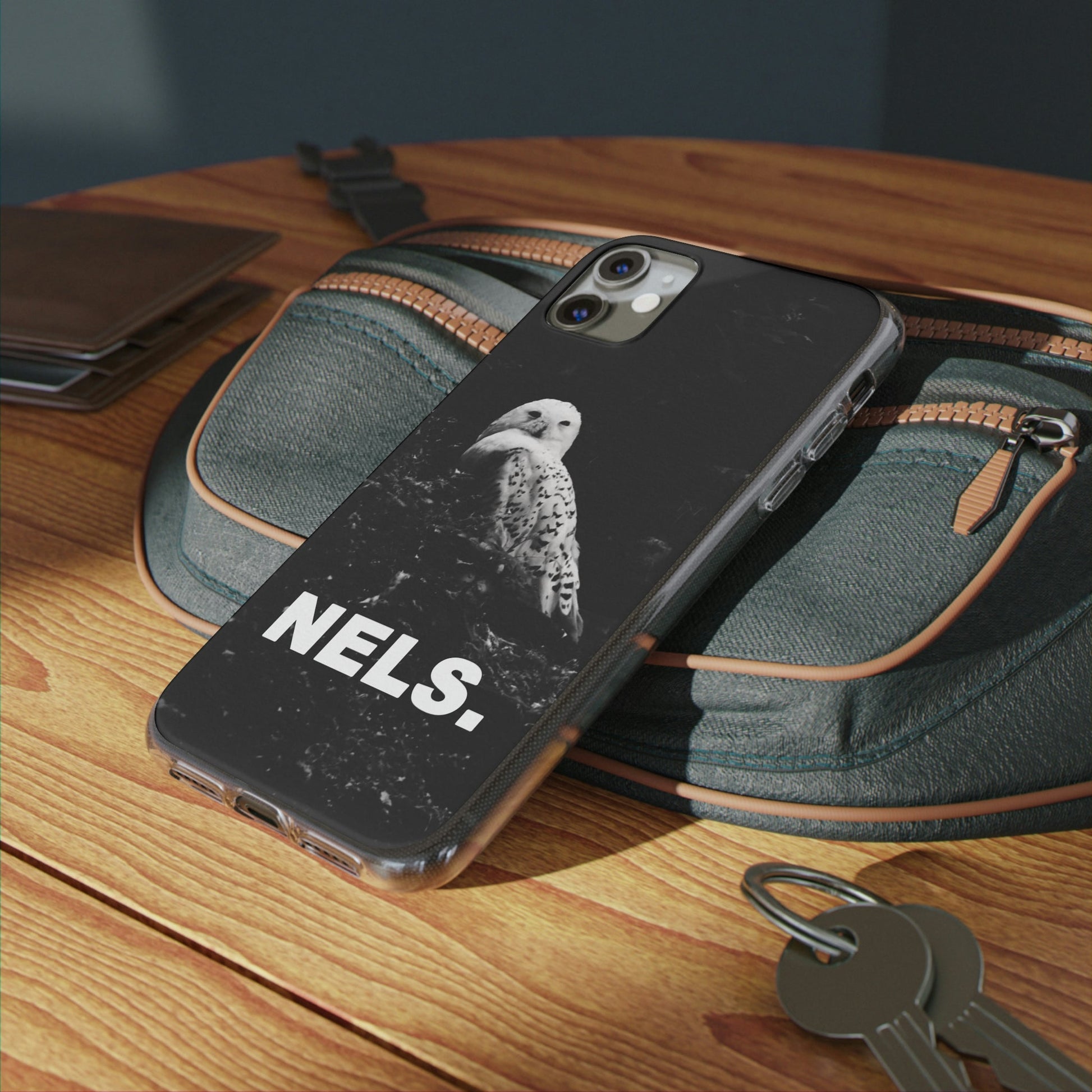 NELS. White Owl iPhone 13/12/11 Phone Case - NELS.