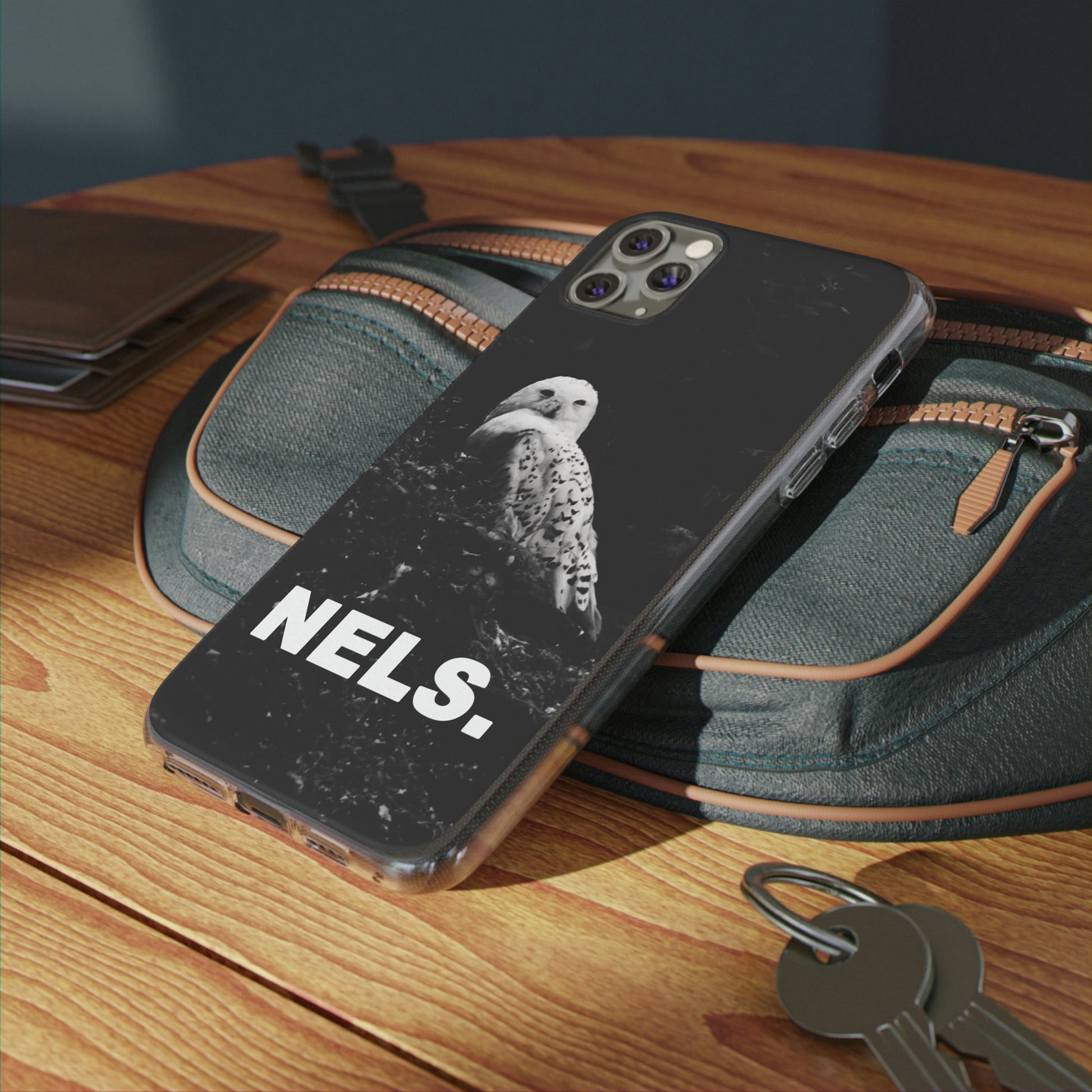 NELS. White Owl iPhone 13/12/11 Phone Case - NELS.