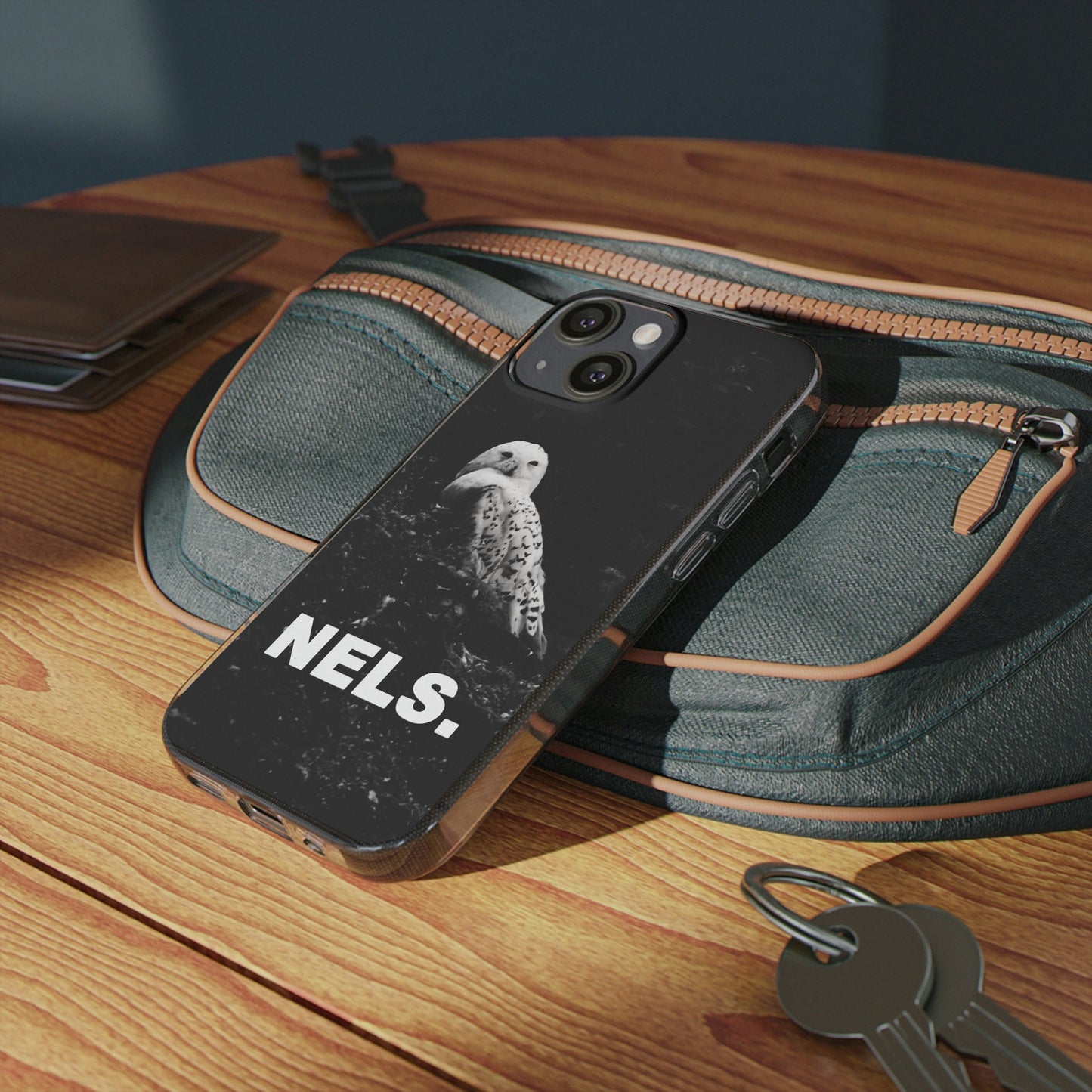 NELS. White Owl iPhone 13/12/11 Phone Case - NELS.