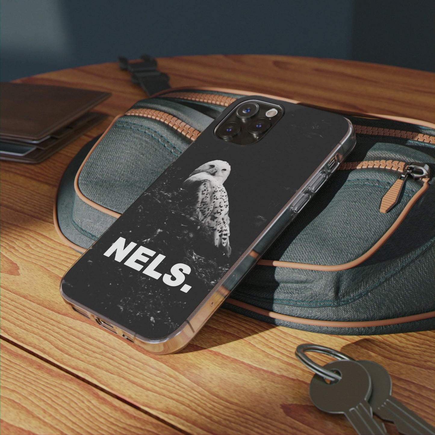 NELS. White Owl iPhone 13/12/11 Phone Case - NELS.